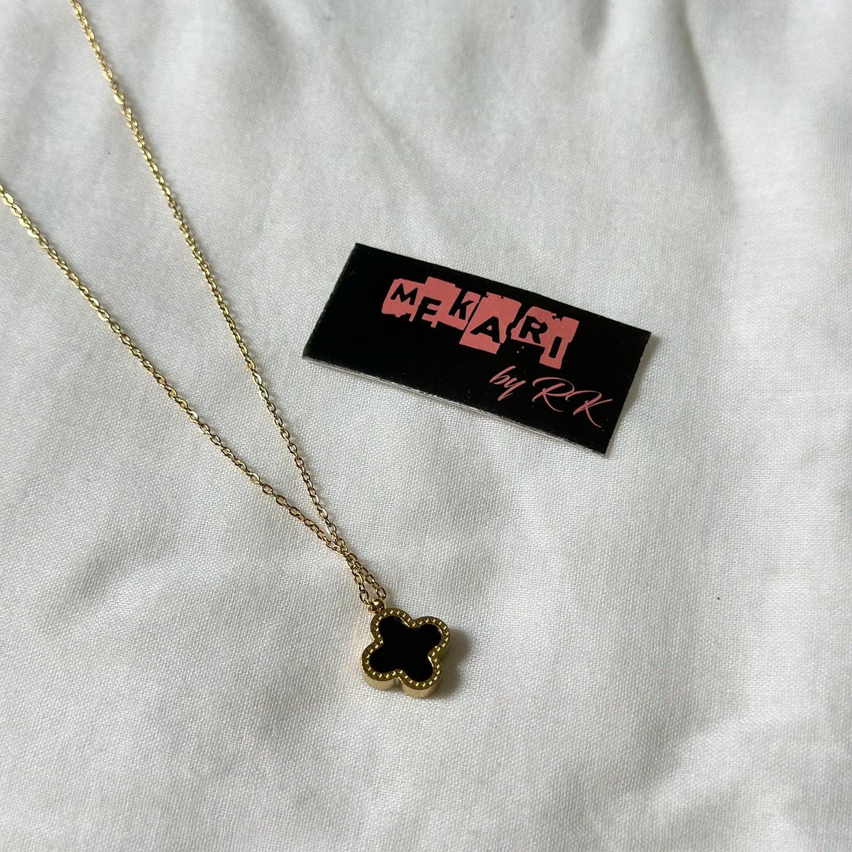 Dual Sided Clover Necklace