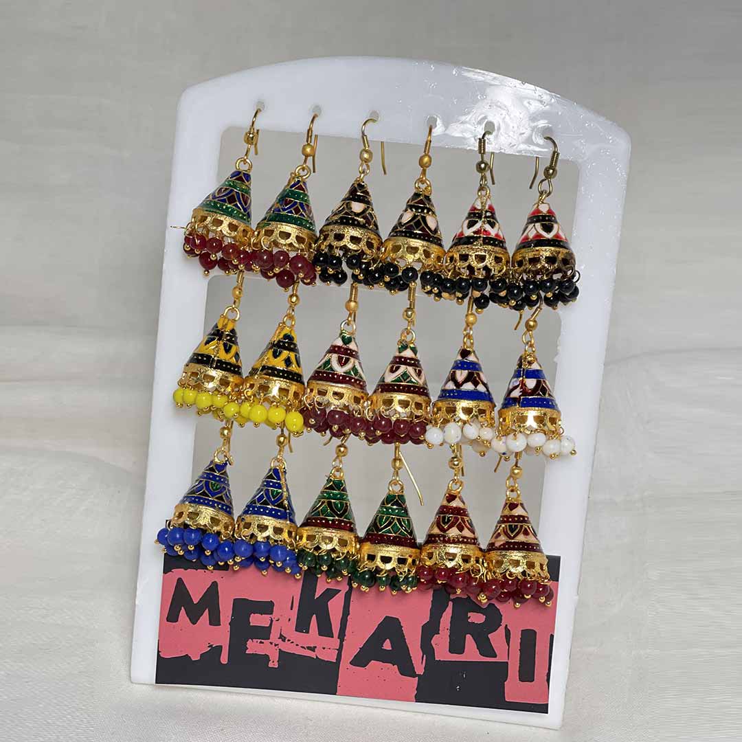 Cone Jhumki (Pack of 3)