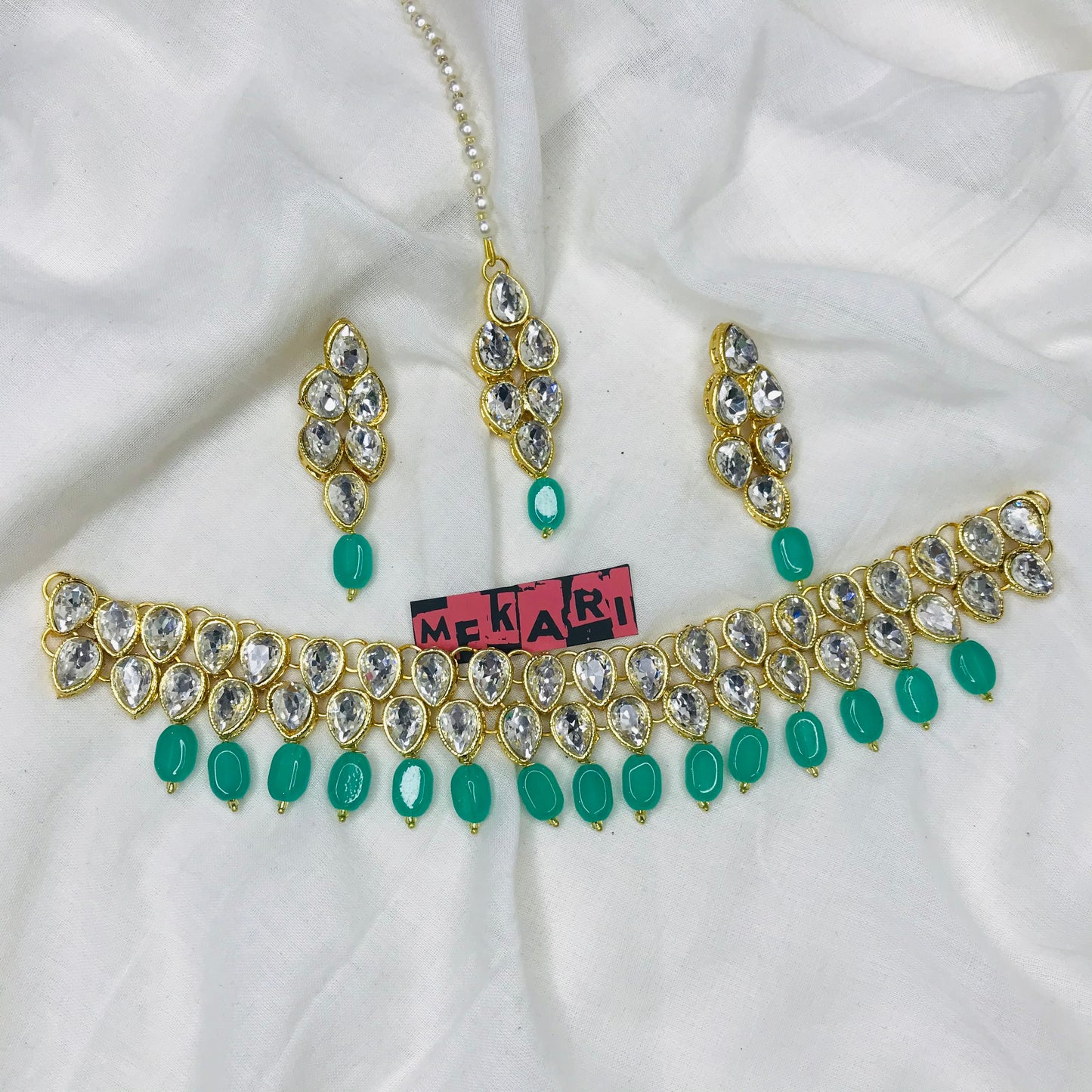 Double Layer Kundan Set (Multi Colors)