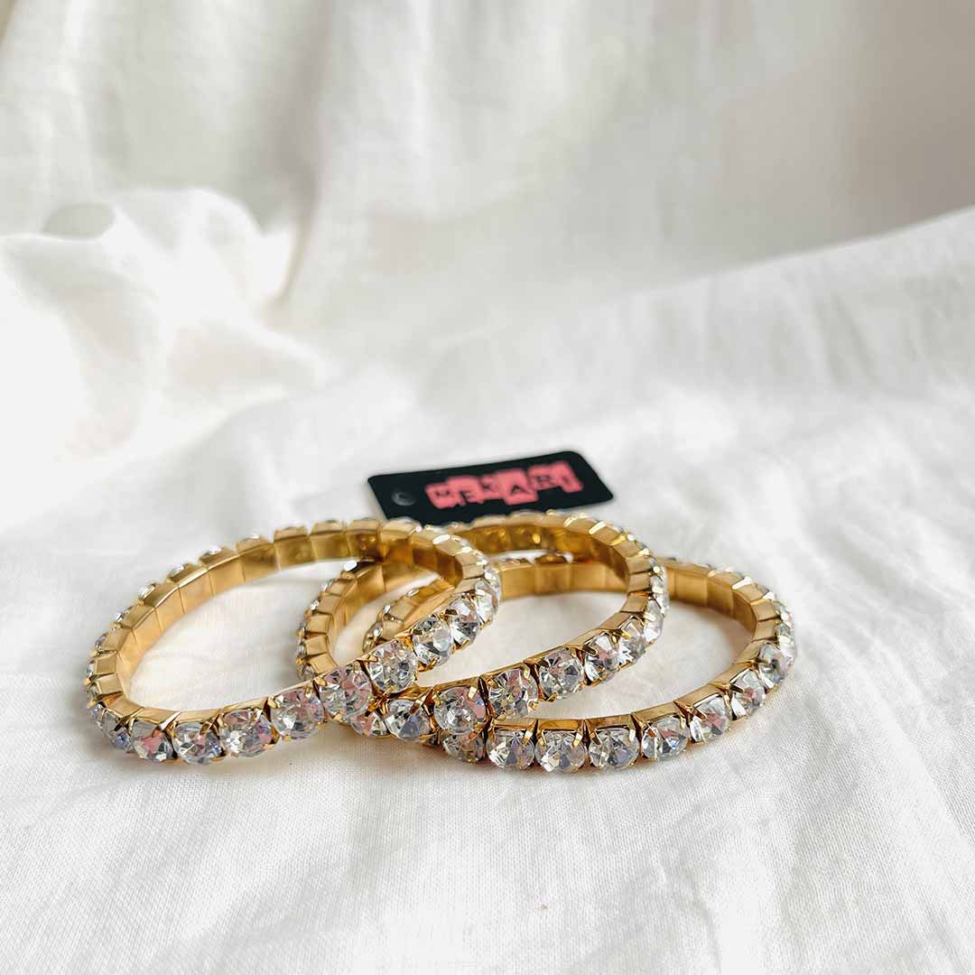 Rhinestone Stretchable Bracelet