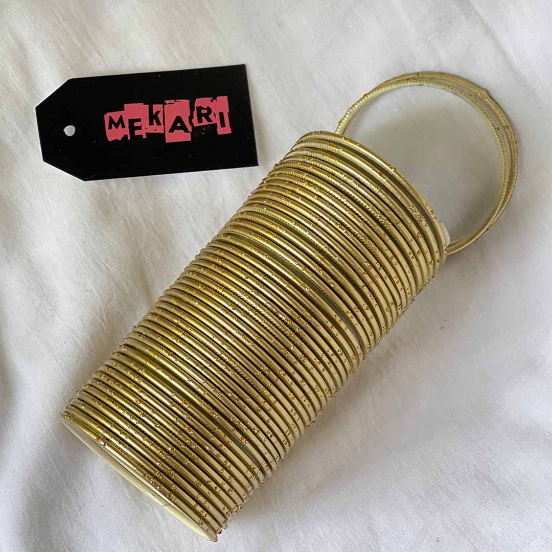 Champagne Metallic Bangles