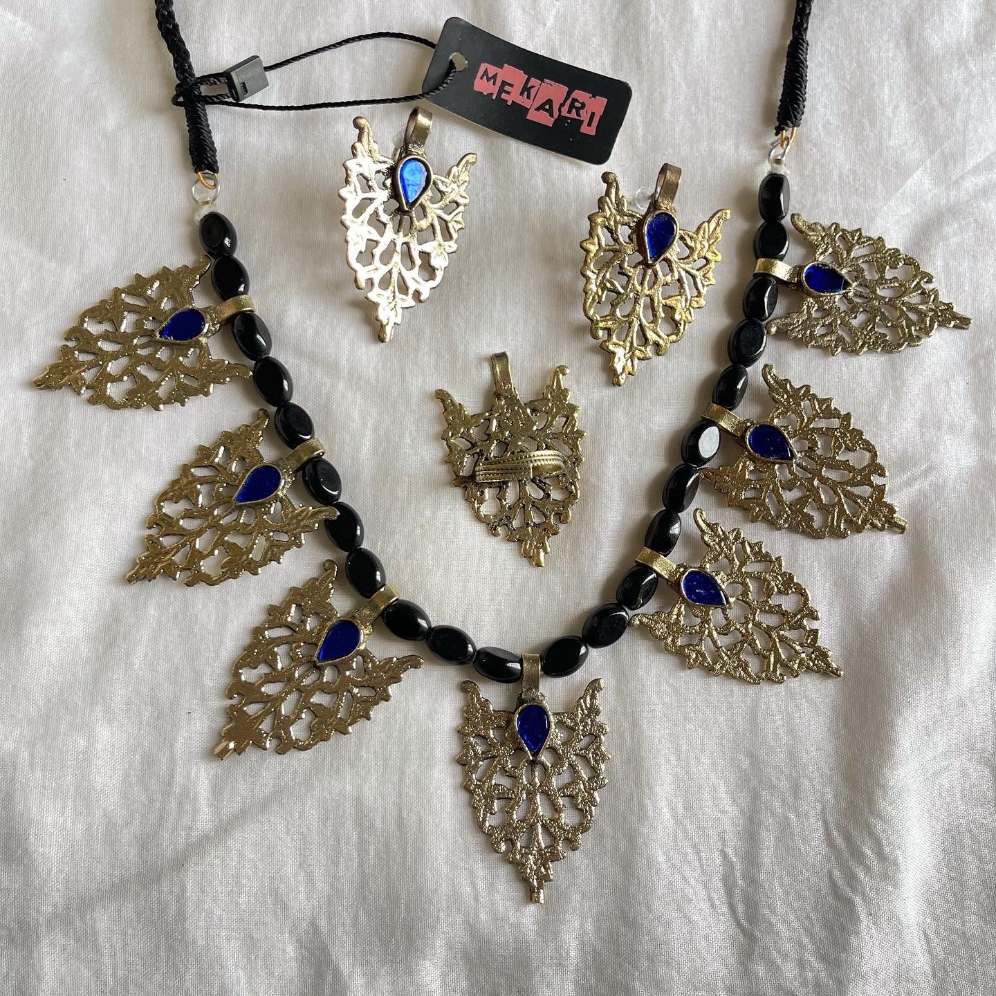 Afghani Mala with Ring Set