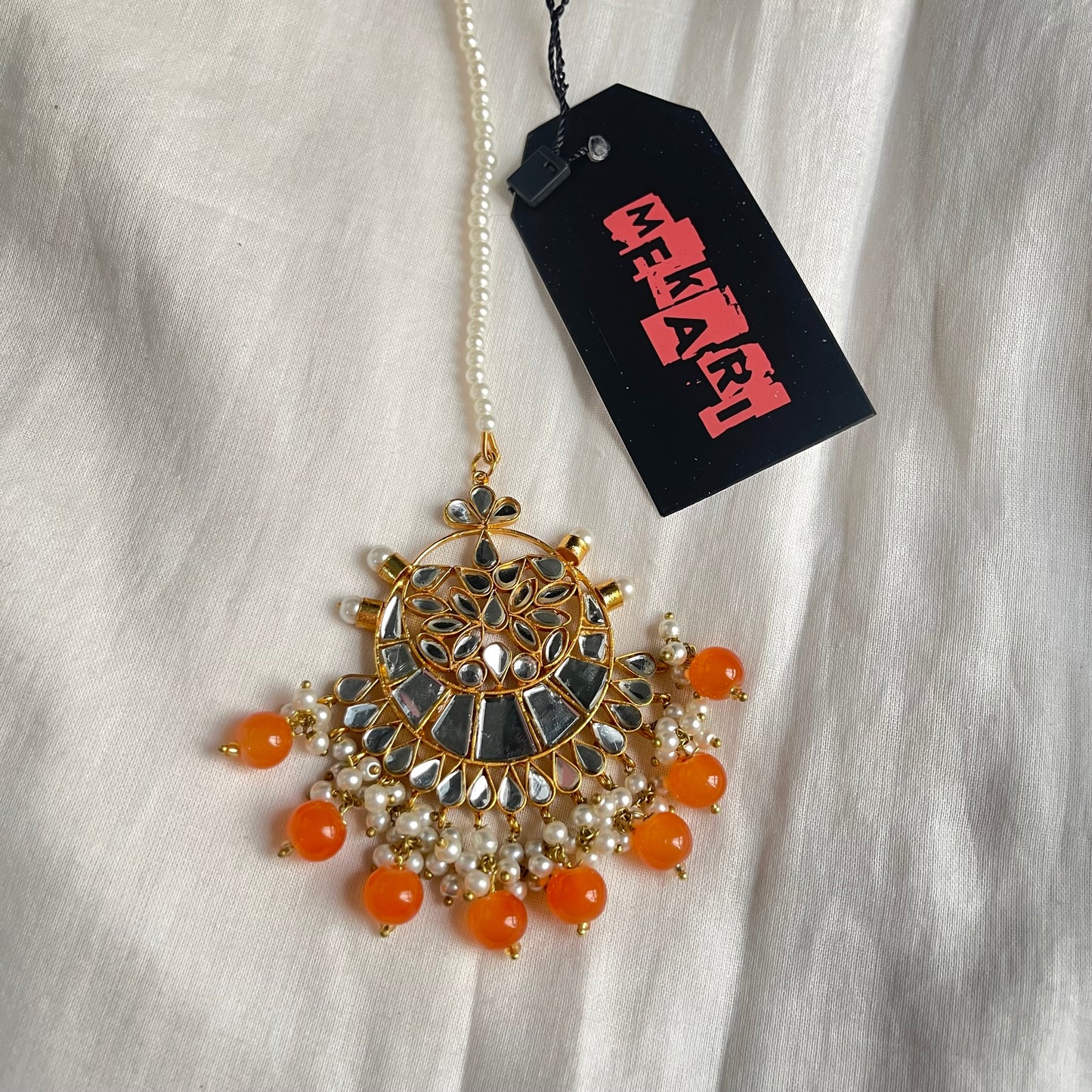 ORANGE KUNDAN TEEKA