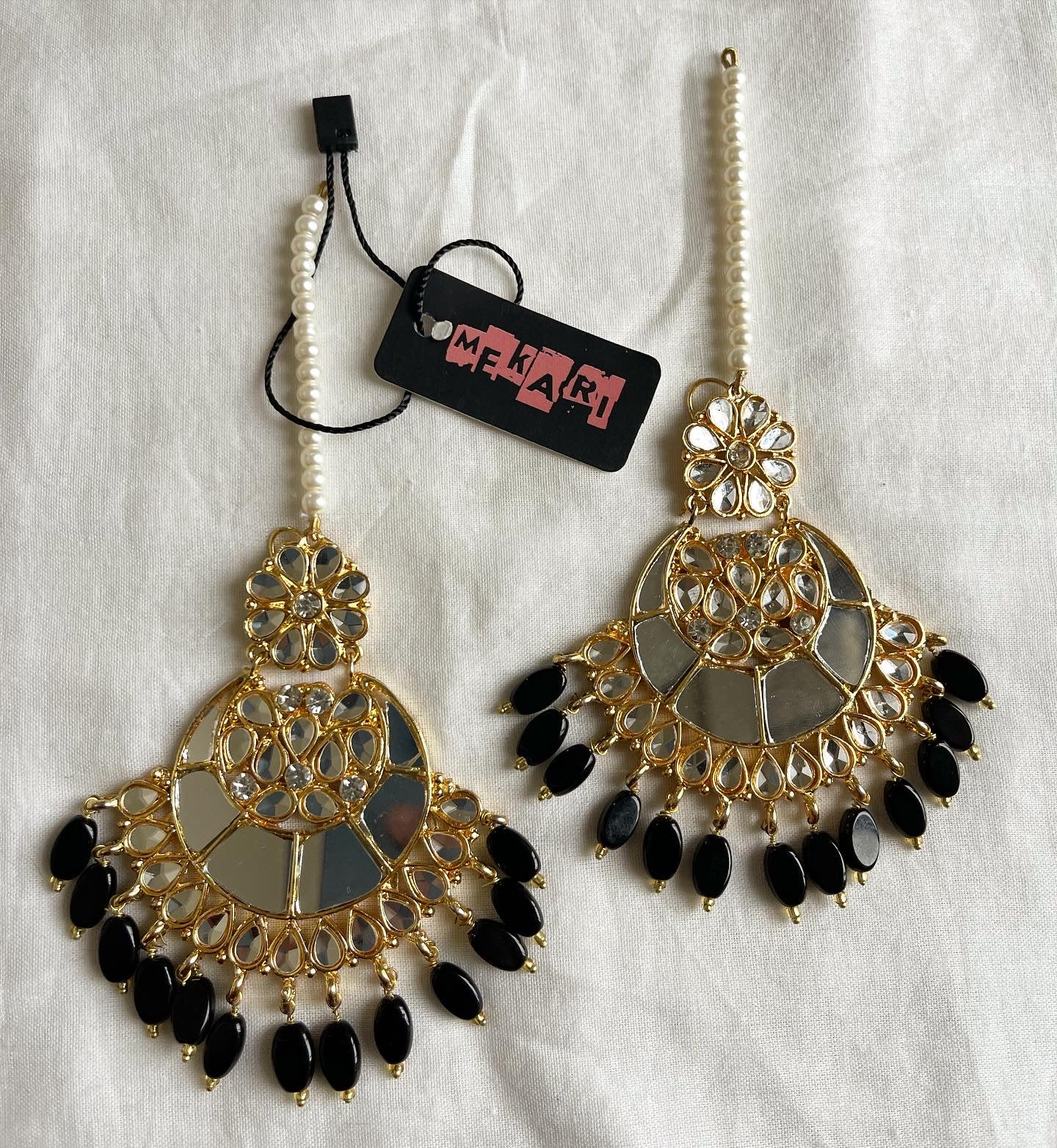 Mirror Phool Baali (Black)