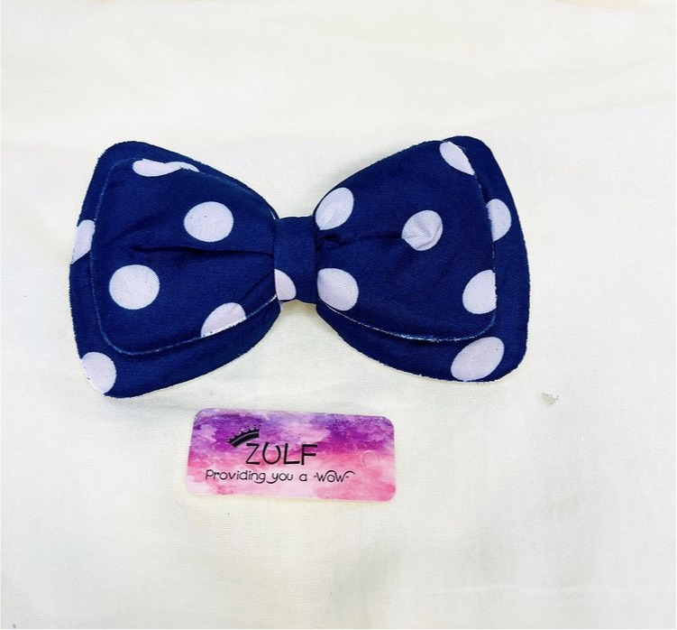 POLKA DOT BOW CLIPS