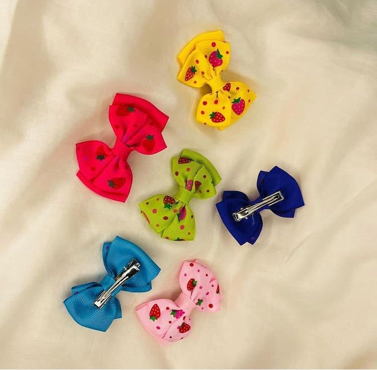 RIBBON BOW CLIPS