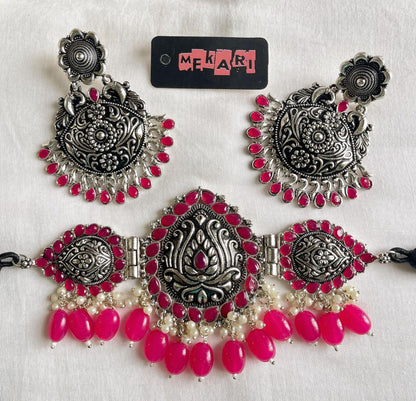 Gul Meena Choker Set