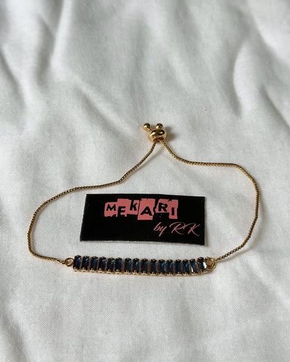 Sapphire Adjustable Bracelet
