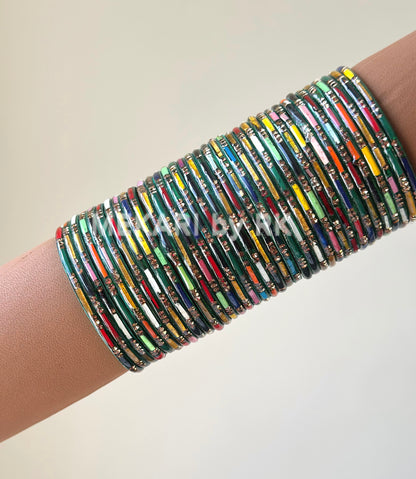 Anaya Green Bangles