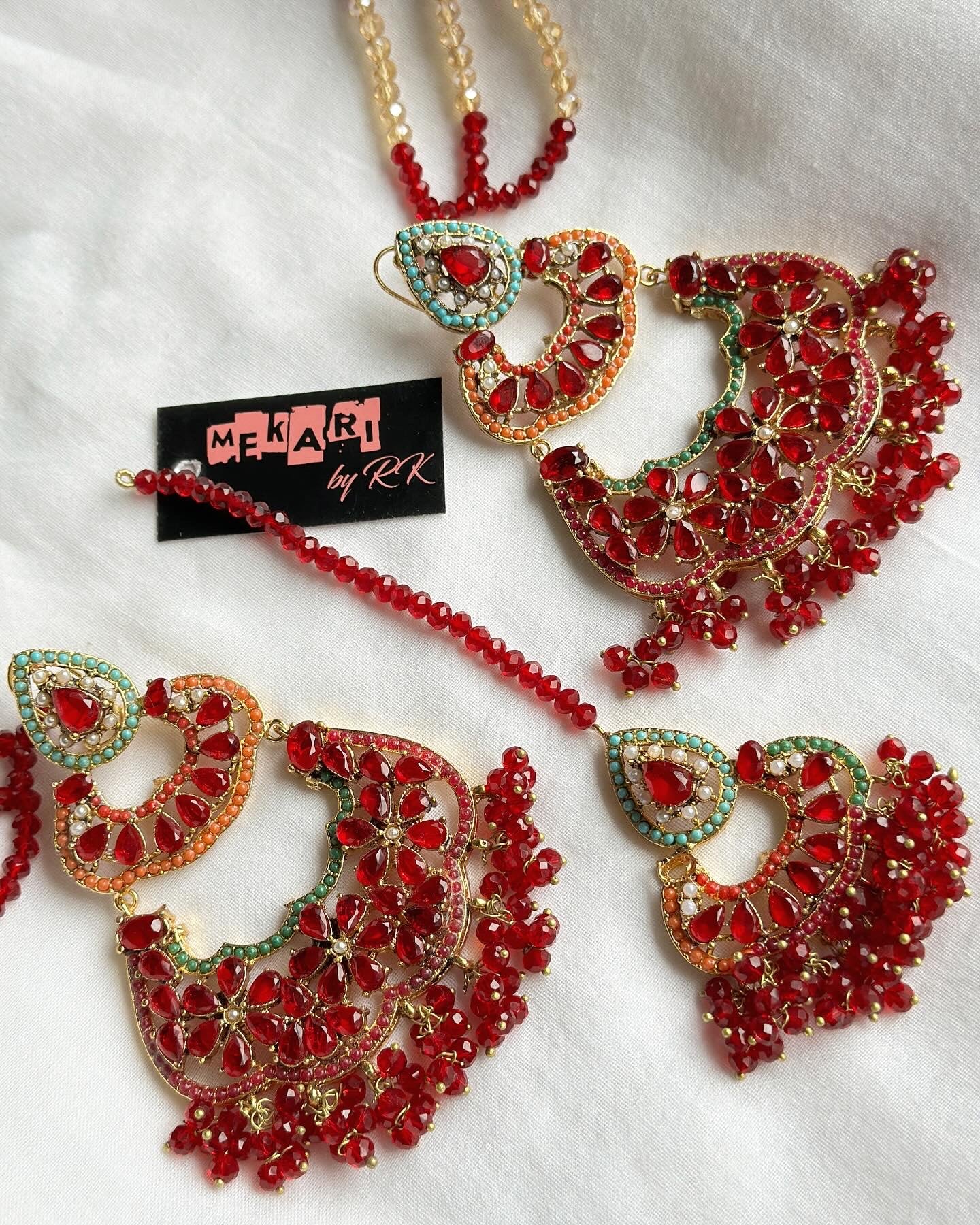 Rangrez Teeka in Red