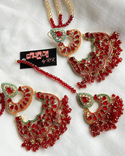 Rangrez Teeka in Red