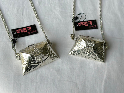 Silver Envelope Mini  Bag