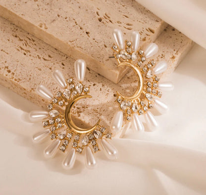 Celestial Moonflare Earrings