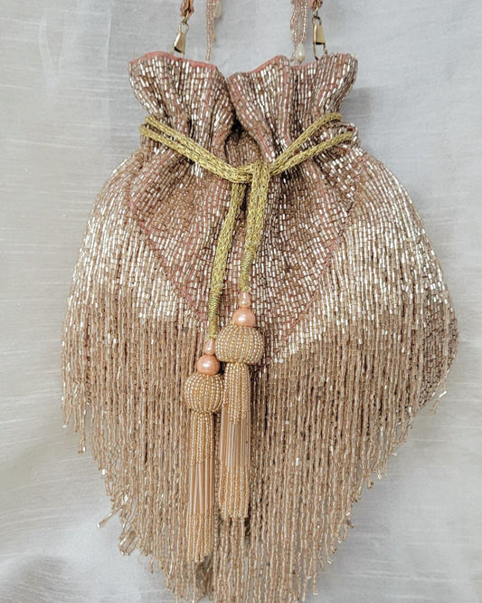 Rose Pink Potli Clutch