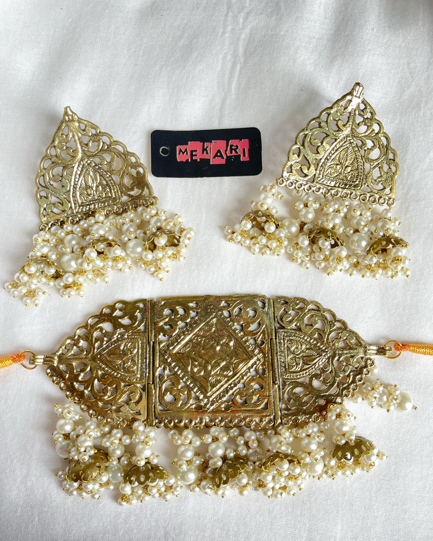 Afghani Jhumki Choker Set