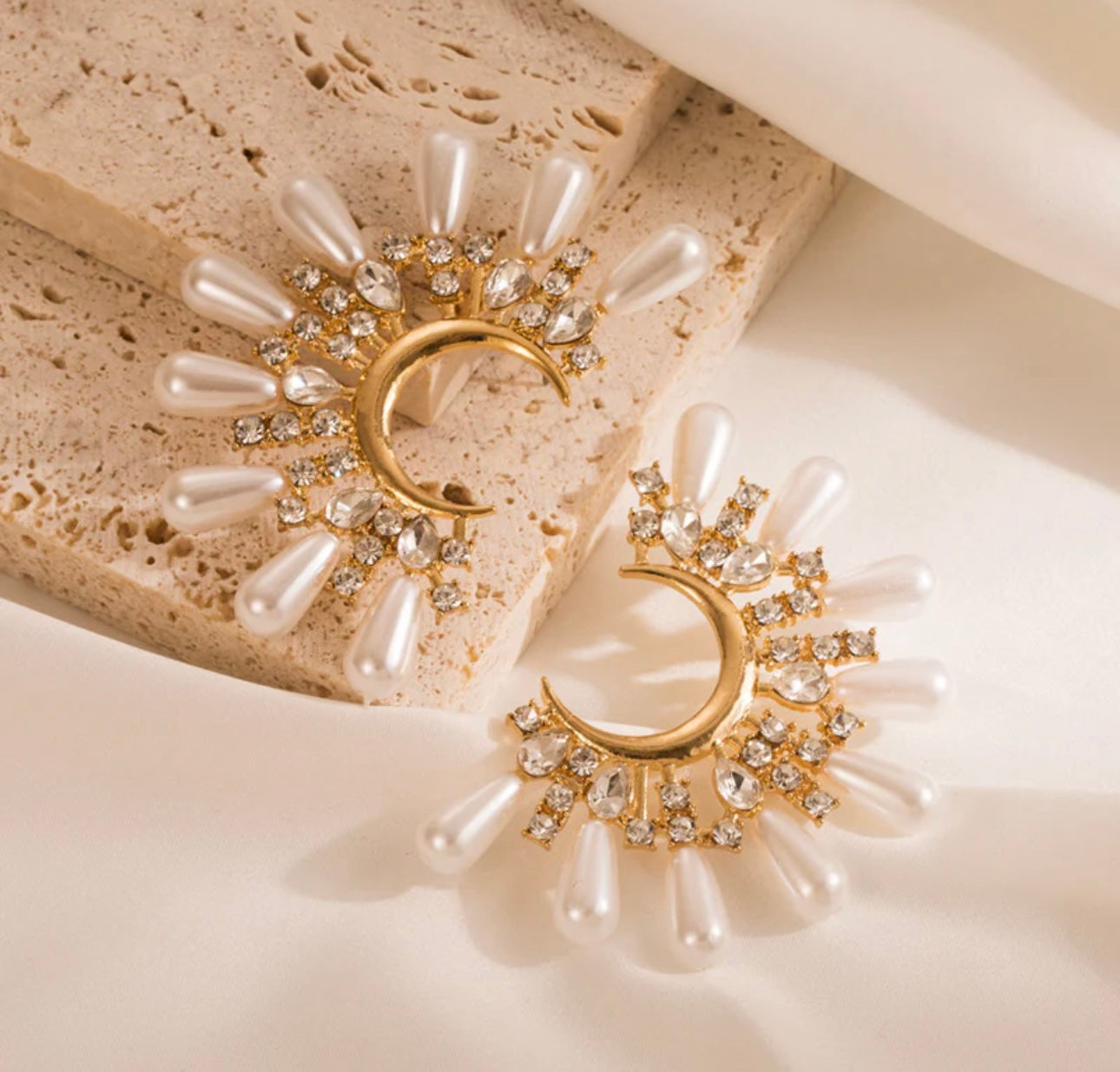 Celestial Moonflare Earrings