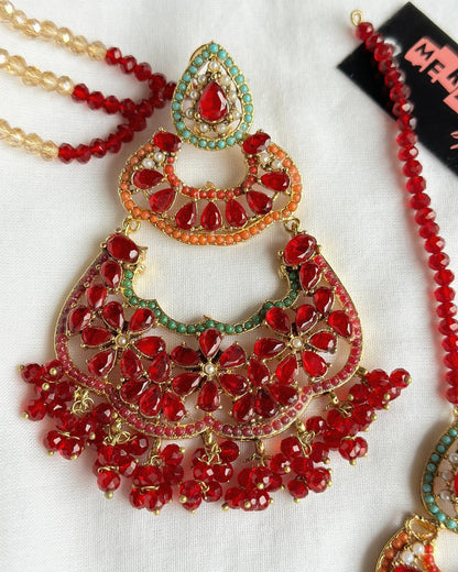 Rangrez Teeka in Red