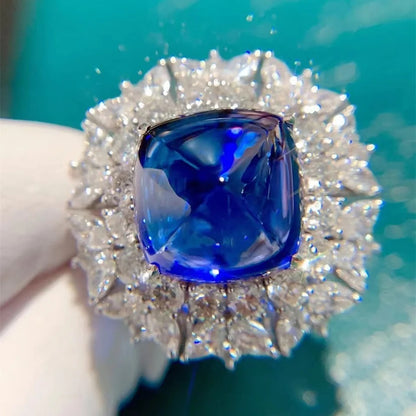Princess Cut Sapphire Ring