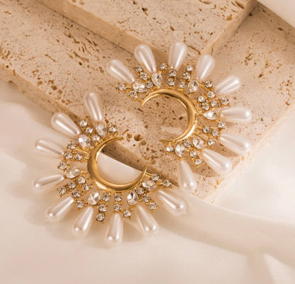 Celestial Moonflare Earrings