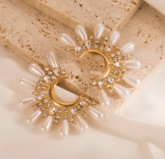 Celestial Moonflare Earrings