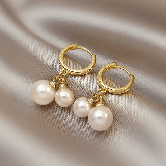Pearl Whisper Hoops
