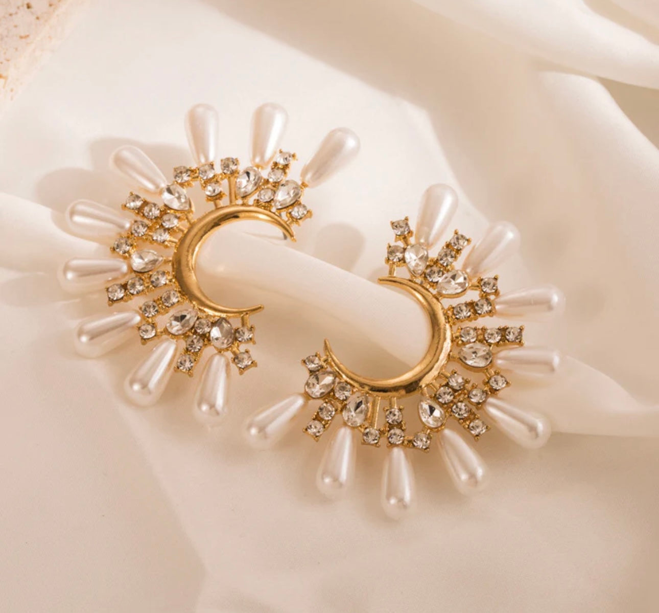 Celestial Moonflare Earrings