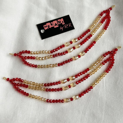 Raani Earrings in Red