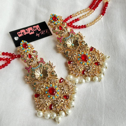 Raani Earrings in Red
