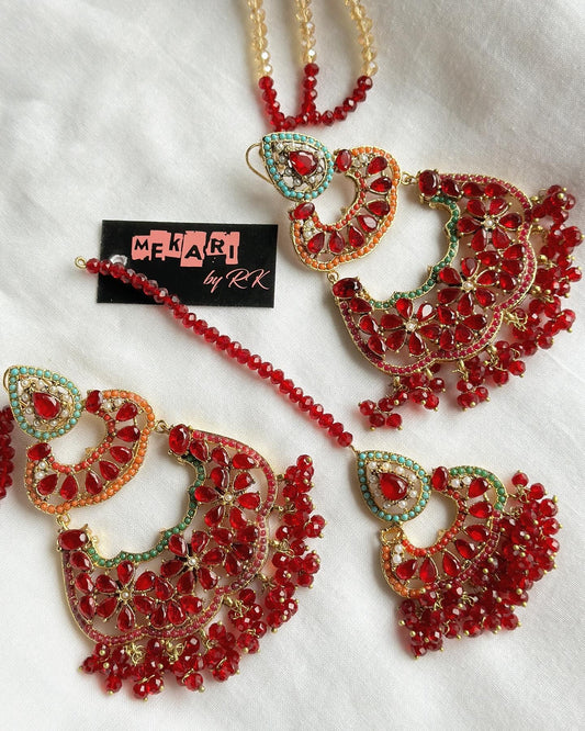 Rangrez Teeka in Red