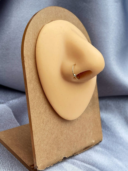 Silver Ball Nosering Pair