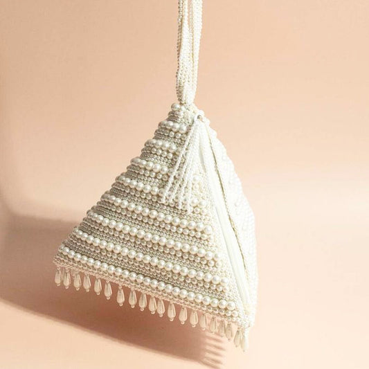 Pearl Triangular Potli