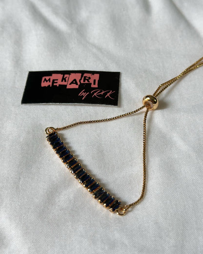 Sapphire Adjustable Bracelet