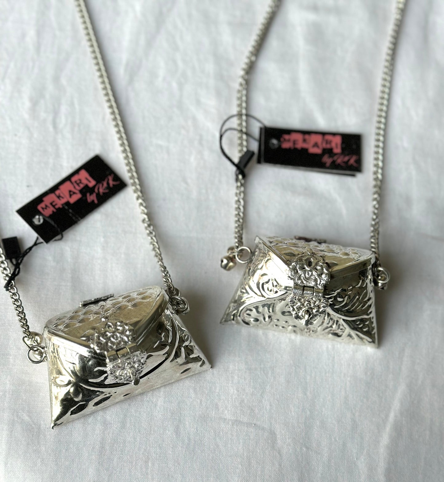 Silver Envelope Mini  Bag