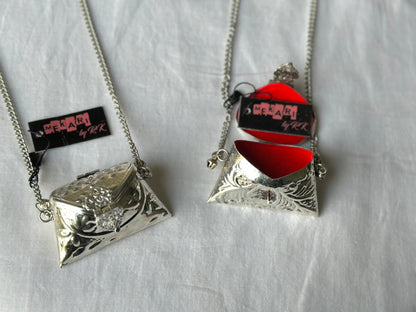 Silver Envelope Mini  Bag