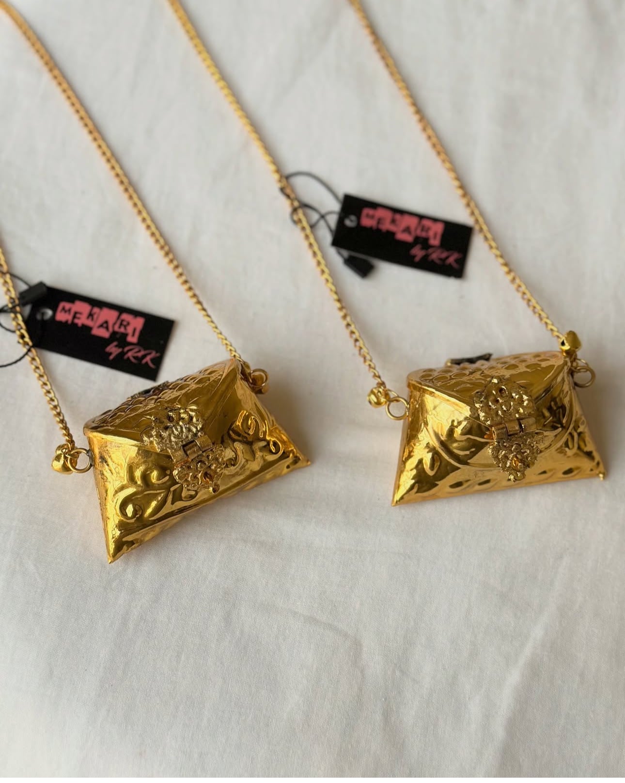 Golden Envelope Mini  Bag