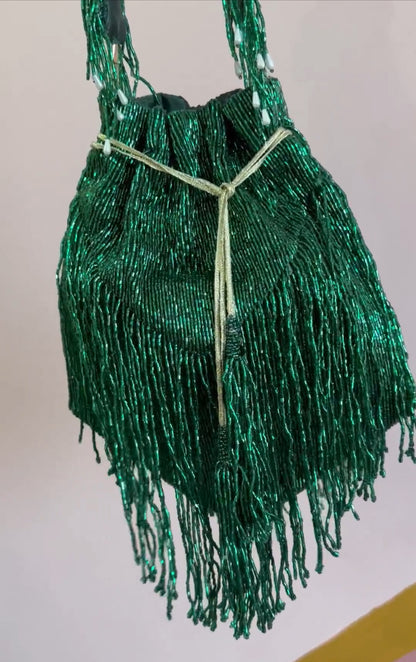 Emerald Potli Bag
