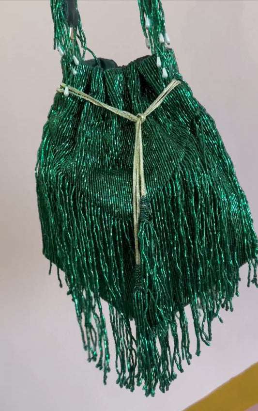 Emerald Potli Bag