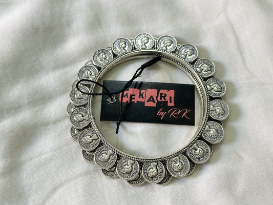 Oxidised Coin Kangan