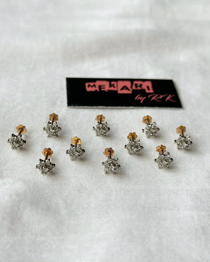 Diamond Flower Nosepin