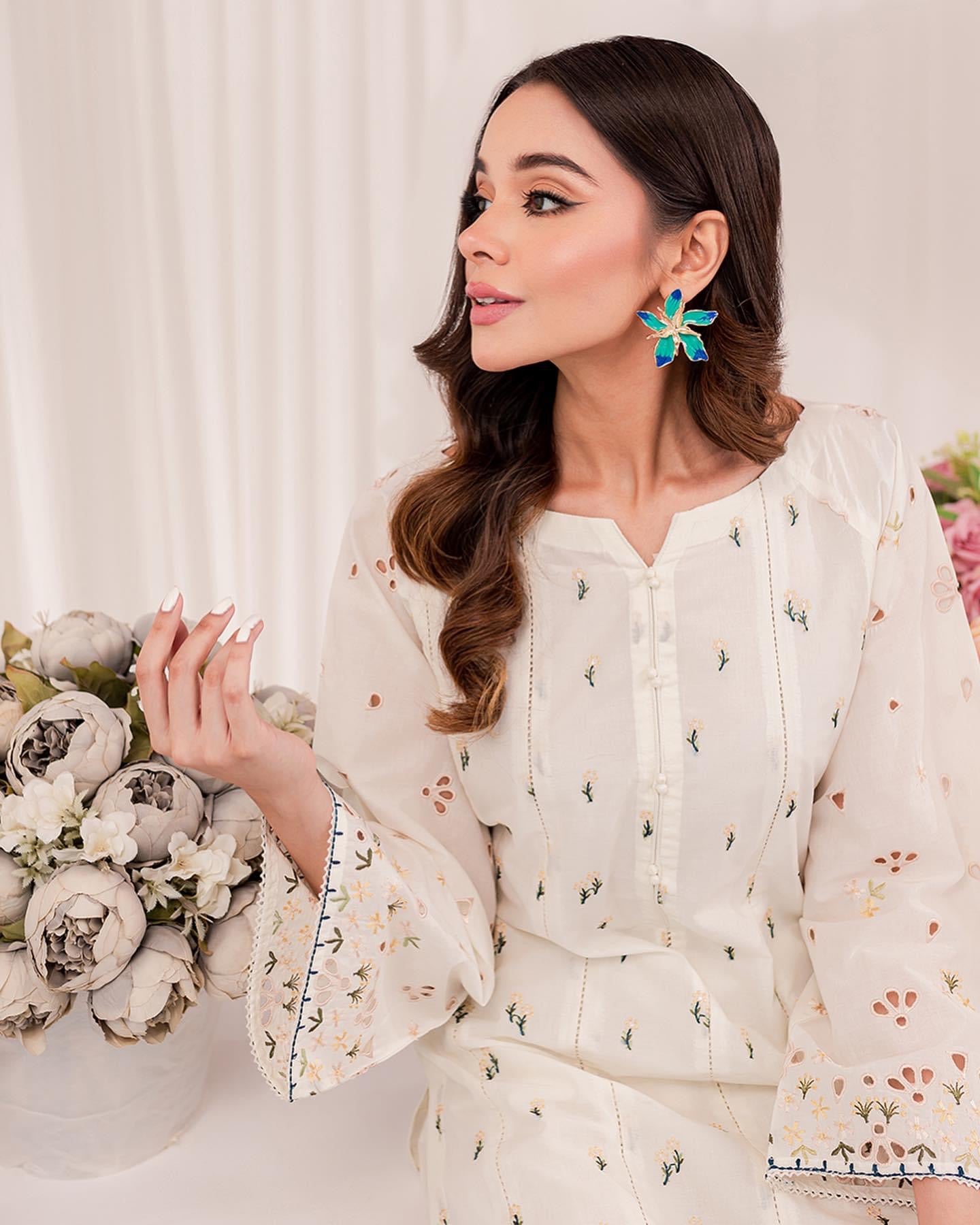 Coloured Flower Studs