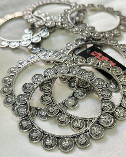 Oxidised Coin Kangan