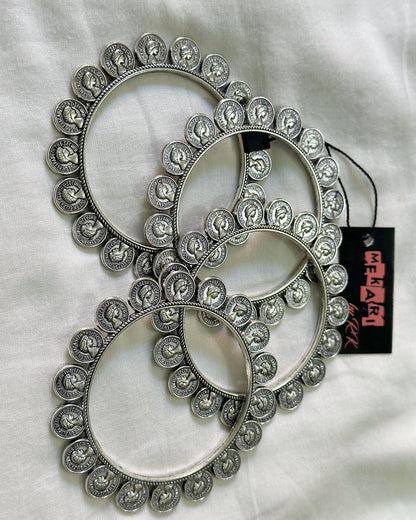 Oxidised Coin Kangan