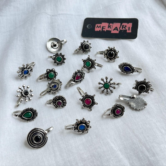 OXIDISED NOSECUFF PAIR