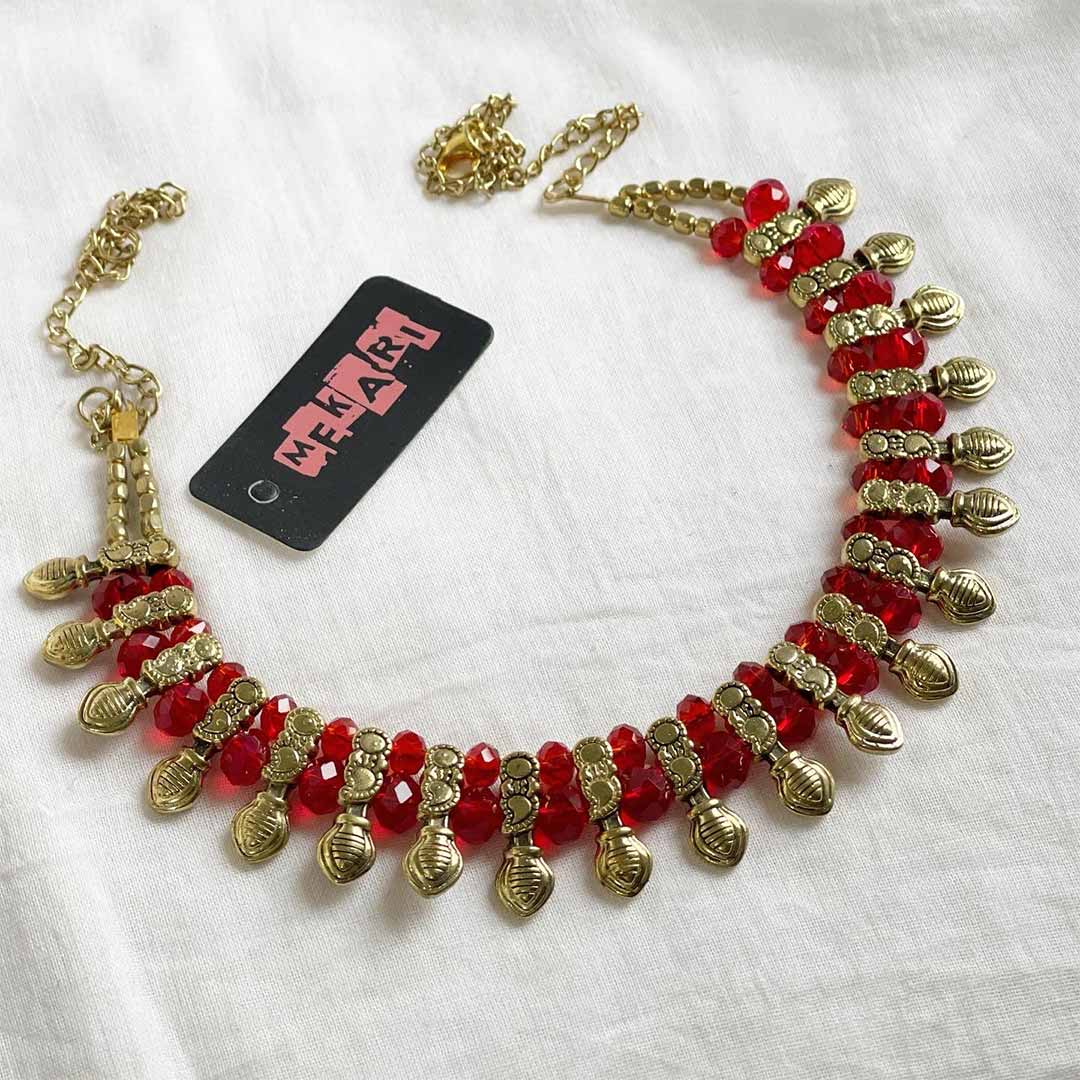 Metallic Gold  Neckpiece