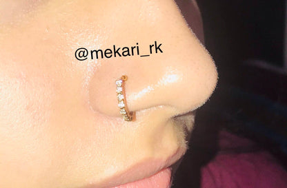 GOLDEN ZIRCON NOSERING