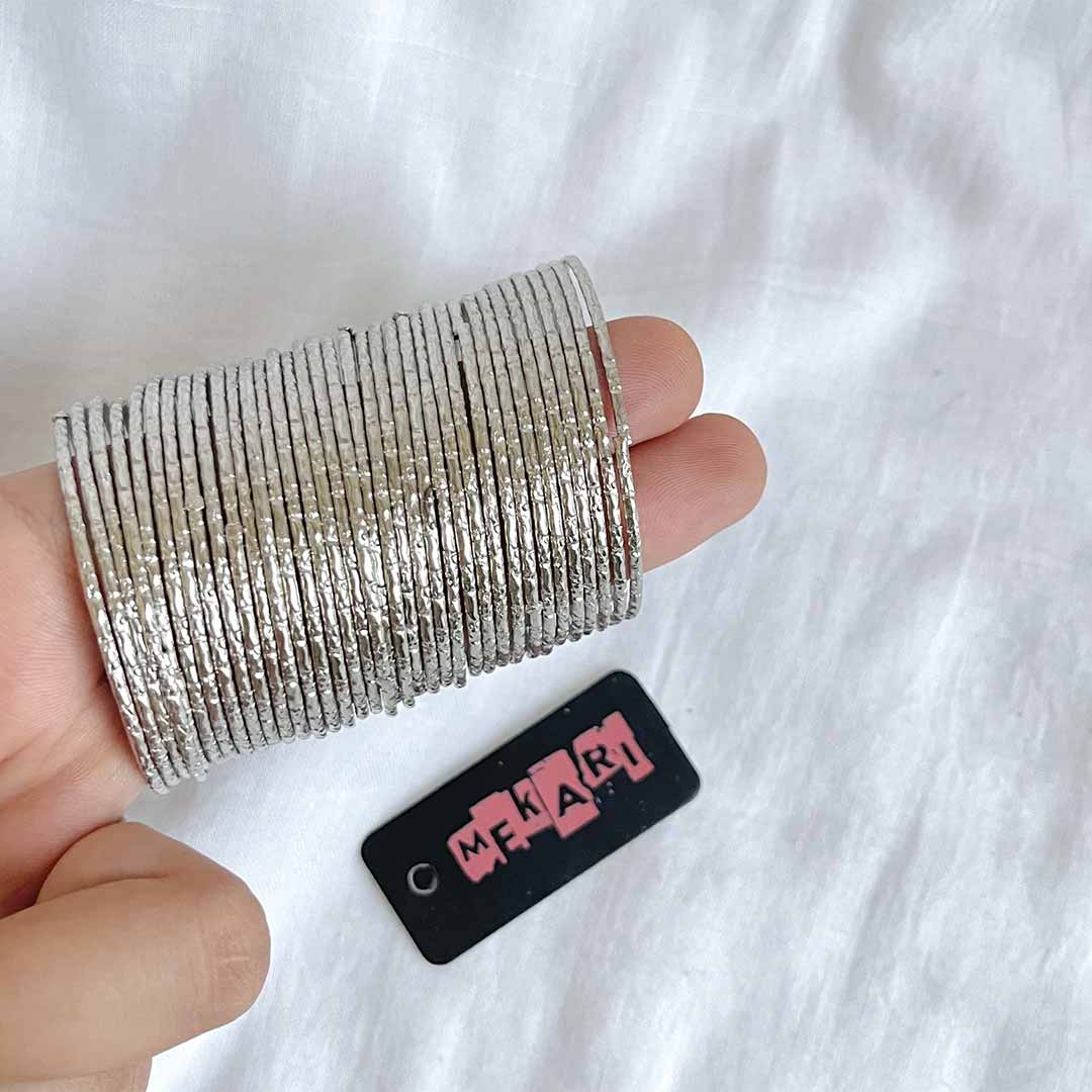 Baby Girl Silver Bangles