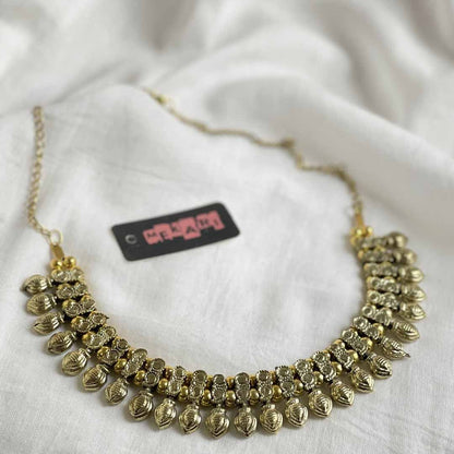 Metallic Gold  Neckpiece