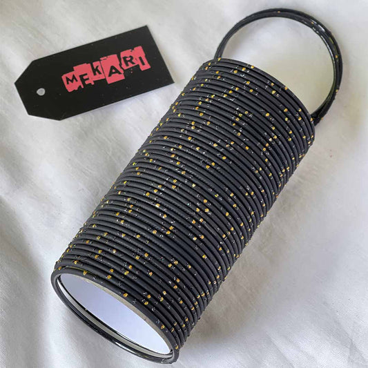 Black Metallic Bangles