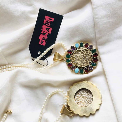 Kalma Kundan Pendant