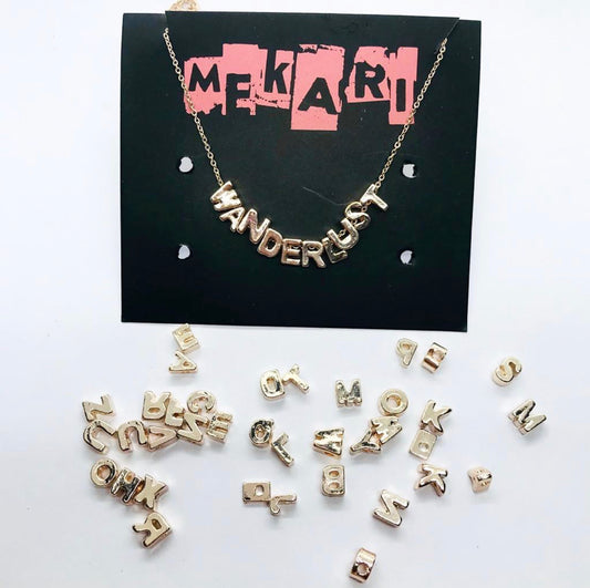 CUSTOM ALPHABET NECKLACE